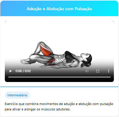 Adução e Abdução com pulsação